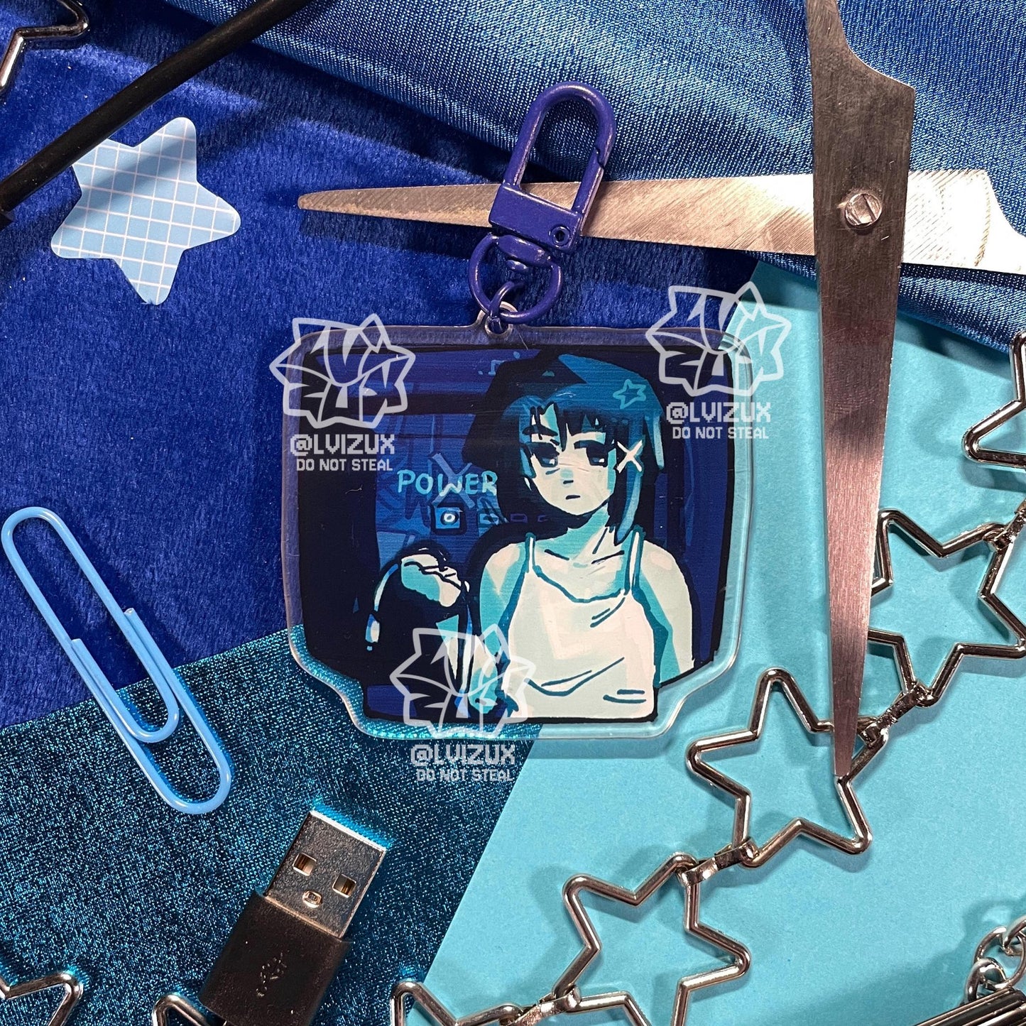 SERIAL EXPERIMENTS LAIN acrylic keychain