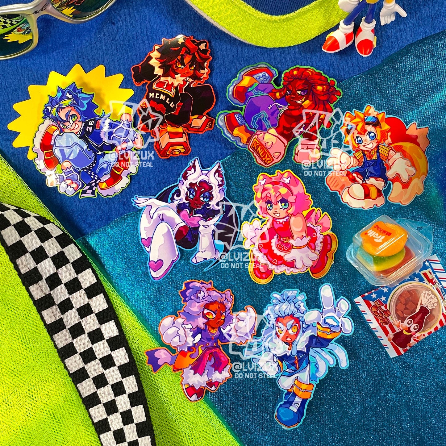 SONIC THE HEDGEHOG naklejki