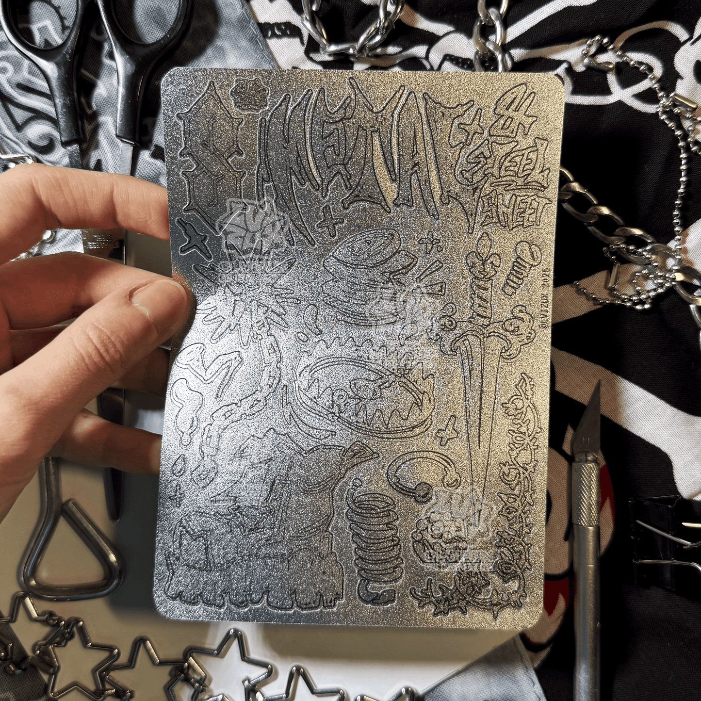 METAL N' STEEL sticker sheet