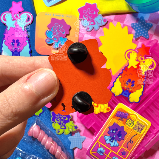 RAR lvizux mascot enamel pins and stickers