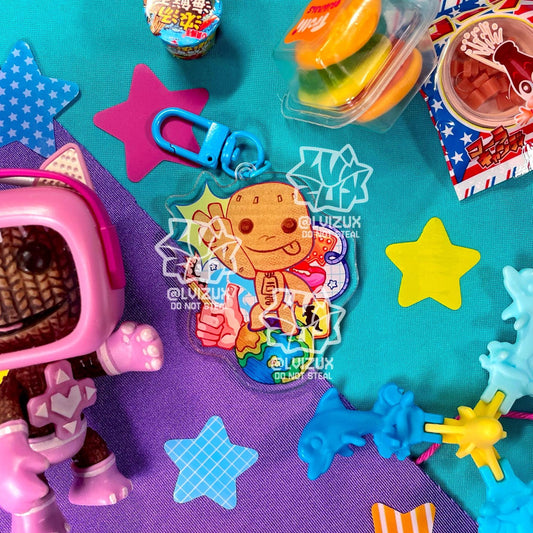 LITTLE BIG PLANET sackboy acrylic keychain