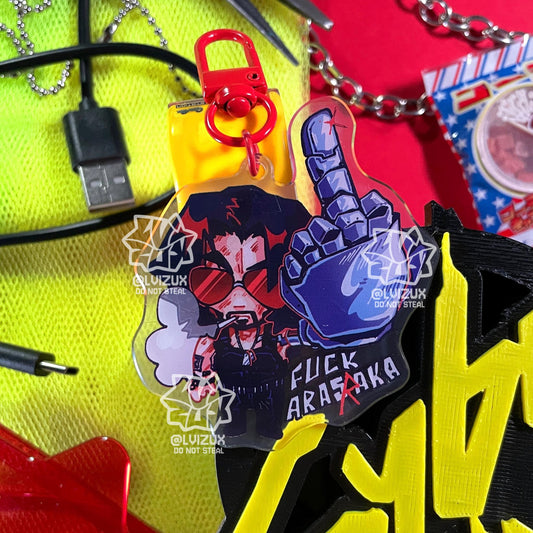 JOHNNY SILVERHAND CYBERPUNK 2077 acrylic keychain