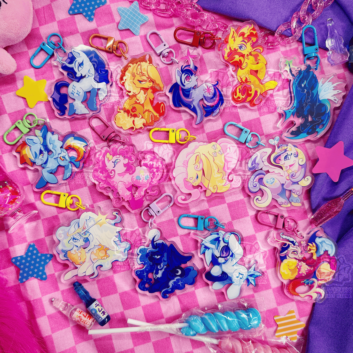 MY LITTLE PONY acrylic keychains