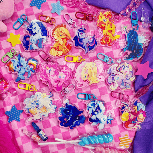 MY LITTLE PONY acrylic keychains