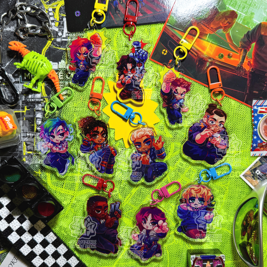 CYBERPUNK 2077 acrylic keychains