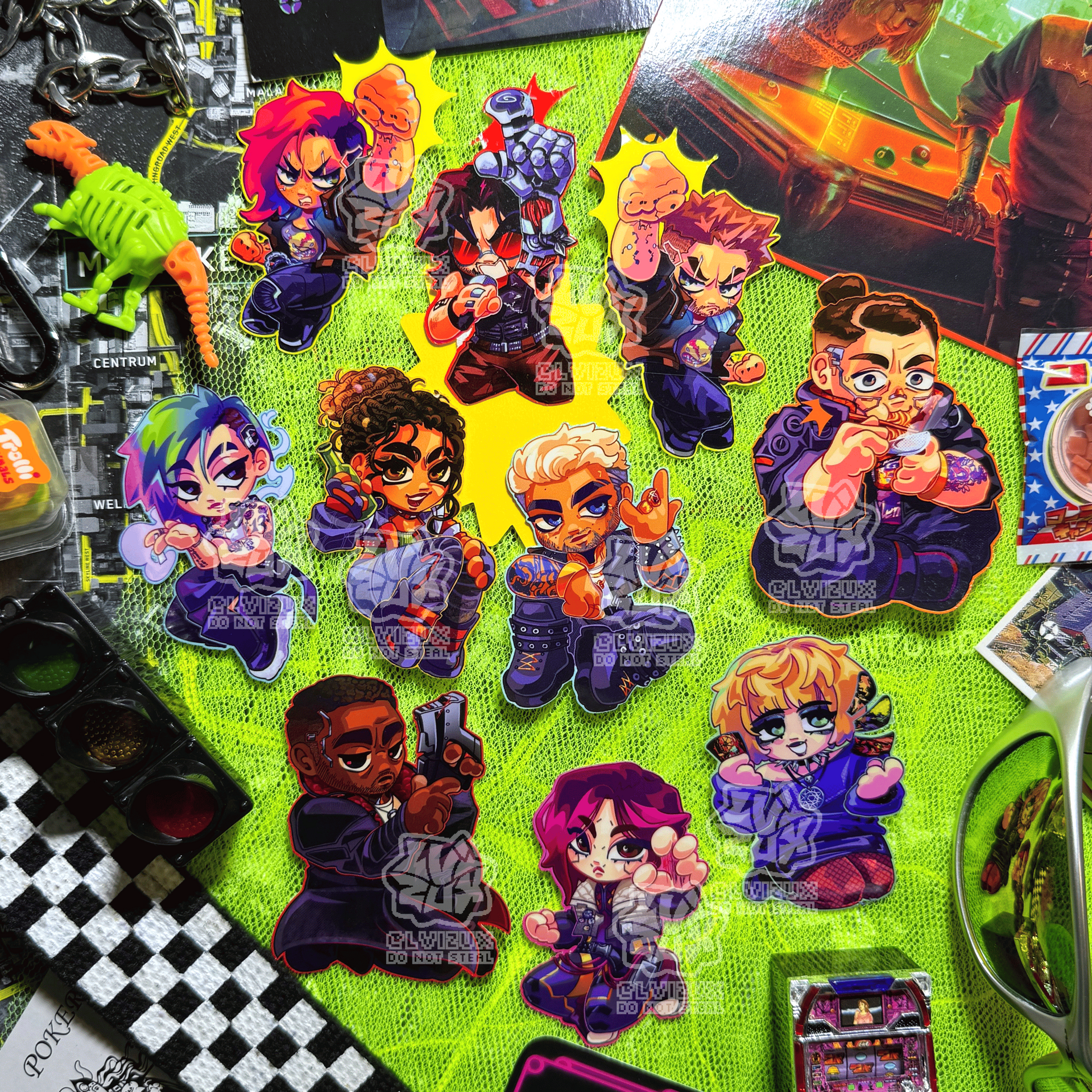 CYBERPUNK 2077 stickers – LVIZUX STORE ☆