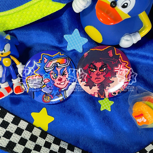 SONIC the hedgehog badge pins
