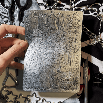 METAL N' STEEL sticker sheet