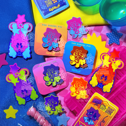RAR lvizux mascot enamel pins and stickers