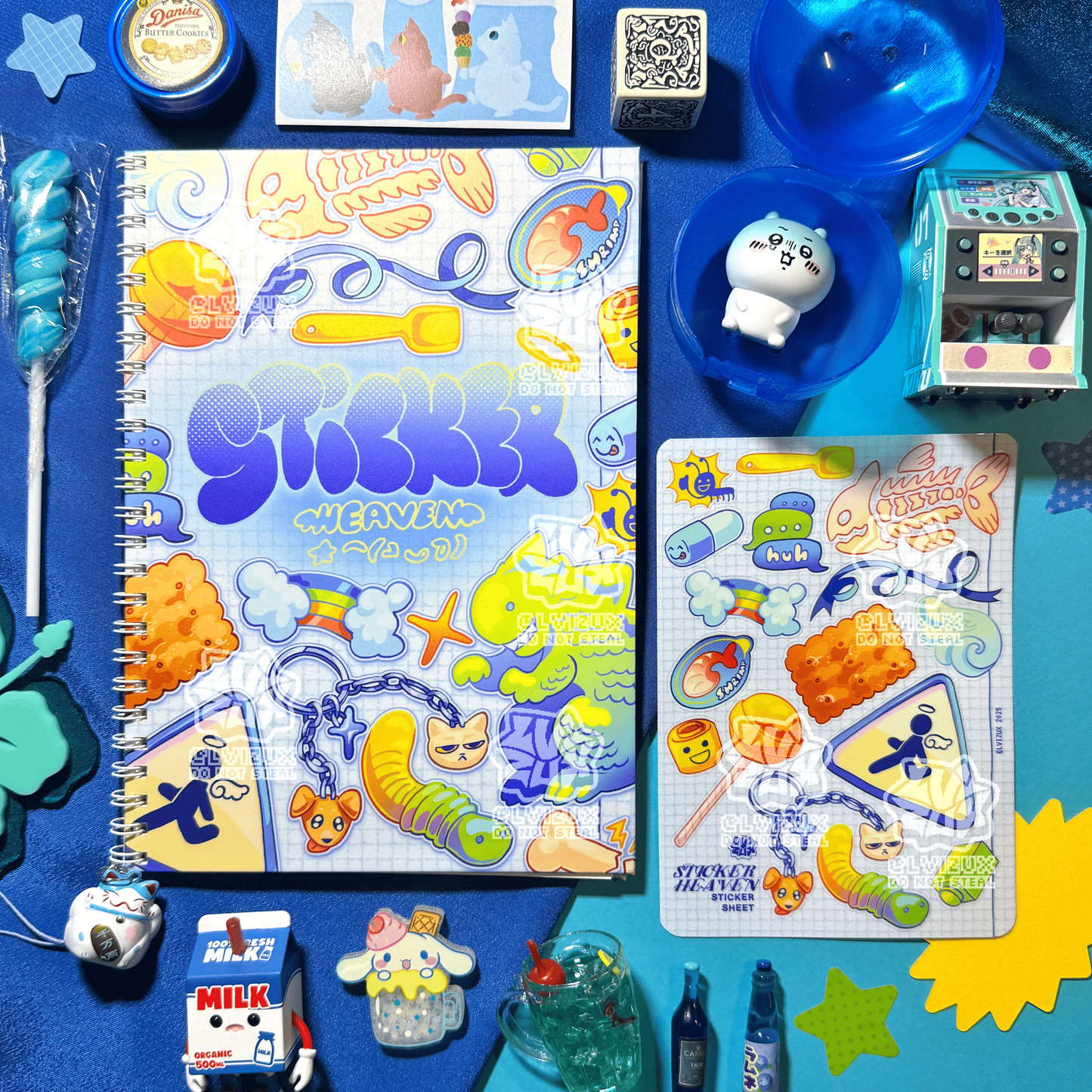 STICKER HEAVEN sticker book and sheet – LVIZUX STORE