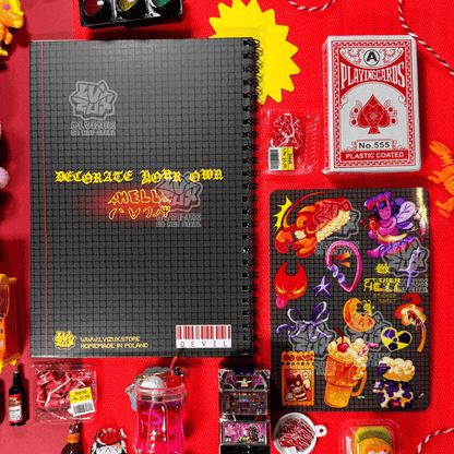 STICKER HELL sticker book and sheet