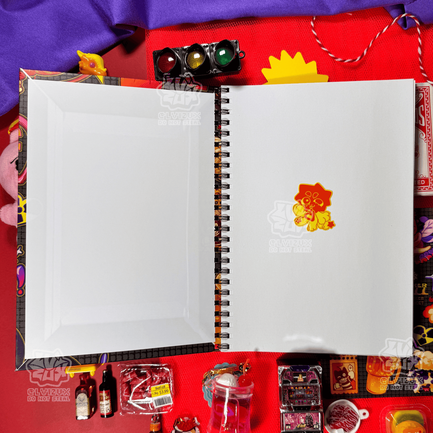 STICKER HELL sticker book and sheet